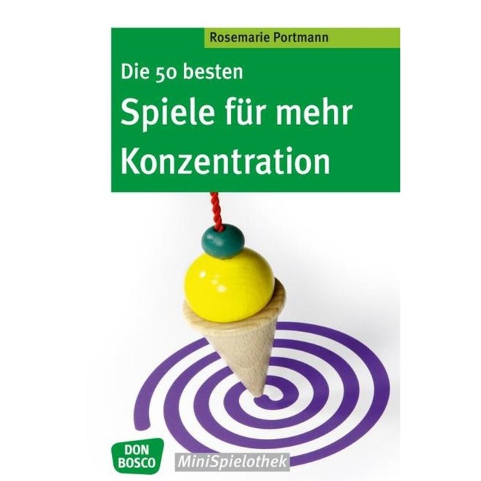 Spiele, die die Konzentration fördern