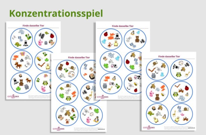 Spiele, die die Konzentration fördern